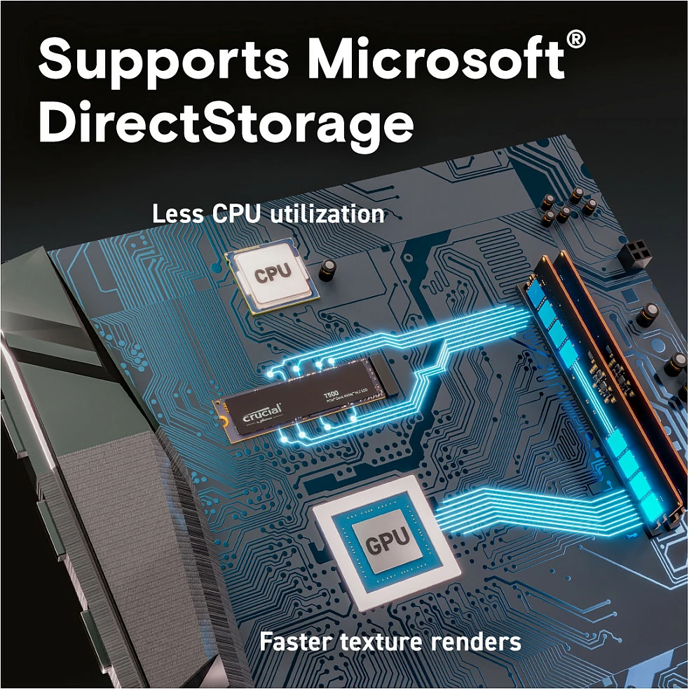 SSD Crucial T500, 2 TB, M.2