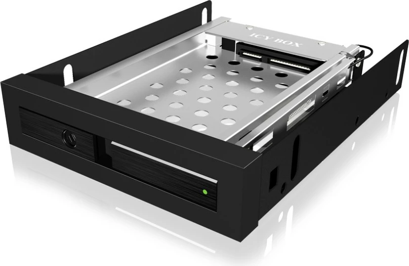 Kasë IcyBox IB-2217StS për HDD/SSD 2.5", e zezë
