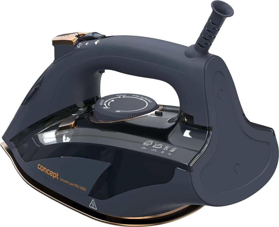 Hekur me avull, Concept ZN9110, 2800 W, shfryrje avulli 160 g/min, avull i vazhdueshëm 40 g/min, taban qeramik, rezervuar 400 ml, kabllo 2 m, blu/ari