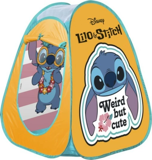 Tendë lojrash Simba Lilo & Stitch, 75x75x90 cm, Portokalli