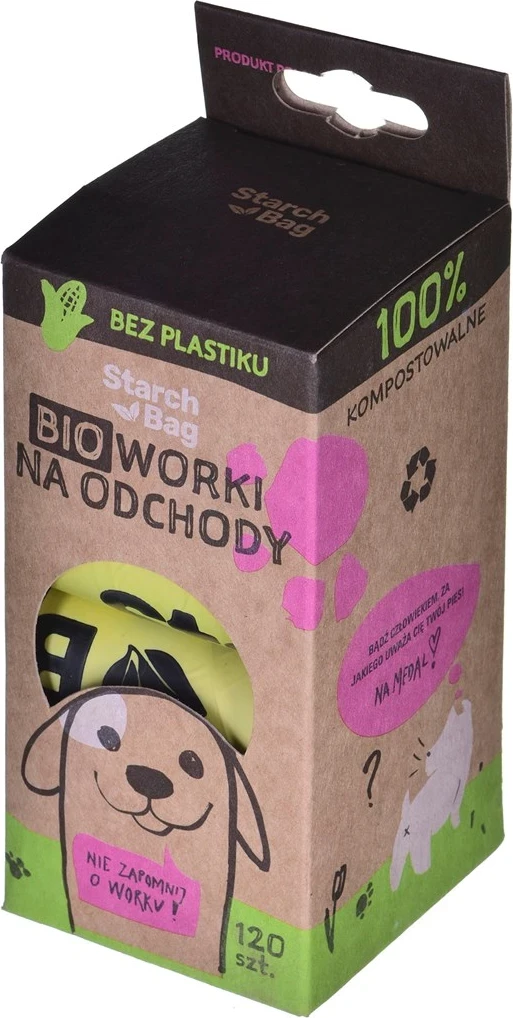 Qese për mbeturinat e qenit, Starch Bag, të gjelbërta