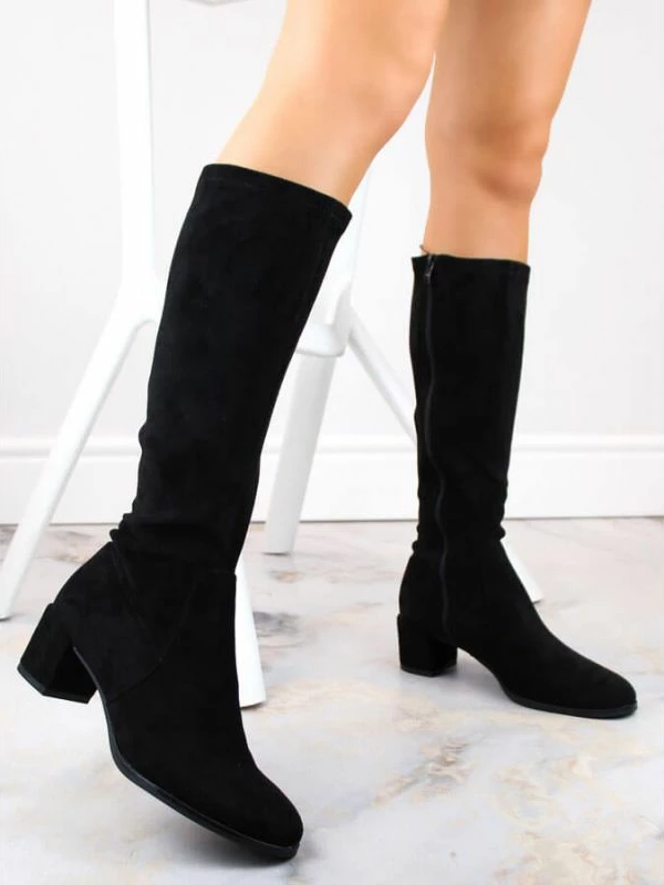 Çizme me take të larta LEONE Sergio Leone, të zeza