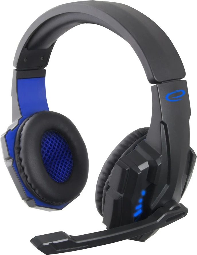 Kufje gaming Esperanza Avanger EGH450 me mikrofon, Stereo, 3.5mm, zi/blu