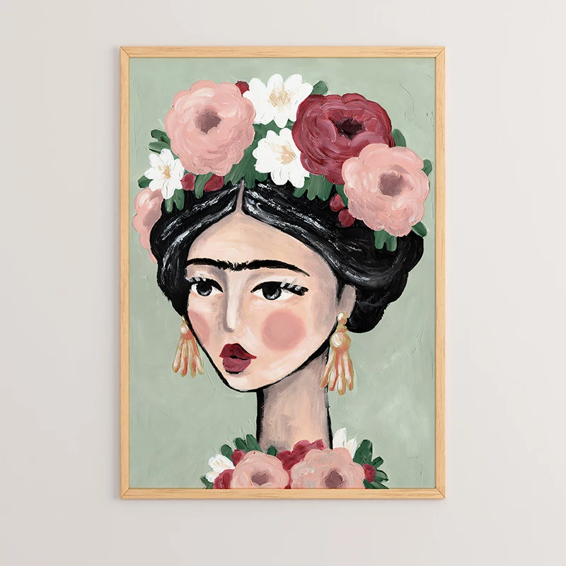 Pikturë muri në kornizë Kalinian, print digjital, shumëngjyrëshe, 33x1.5x48cm