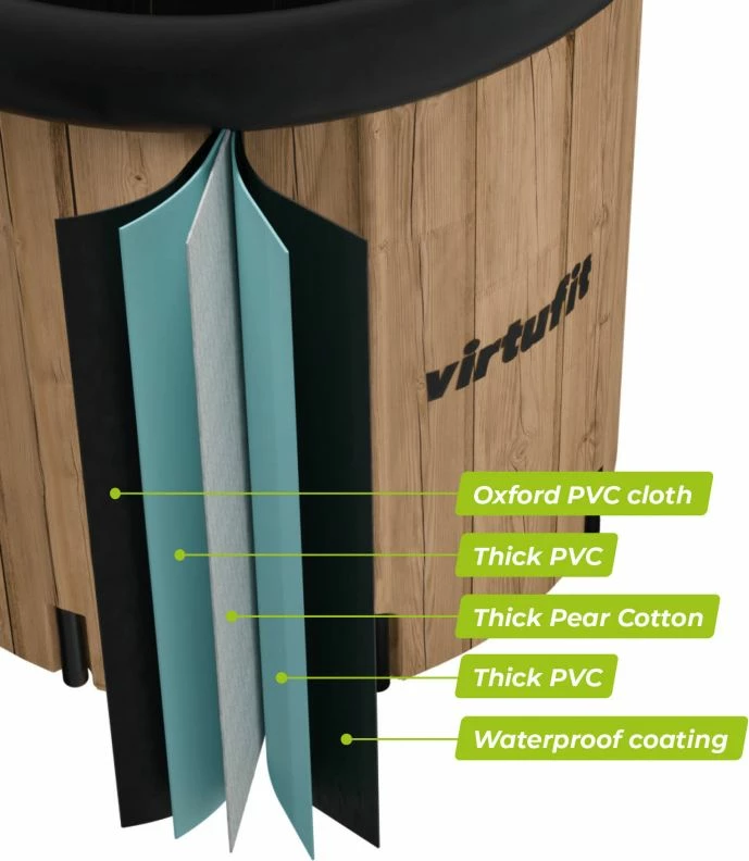 Vaskë akulli Virtufit, unisex, imitim druri