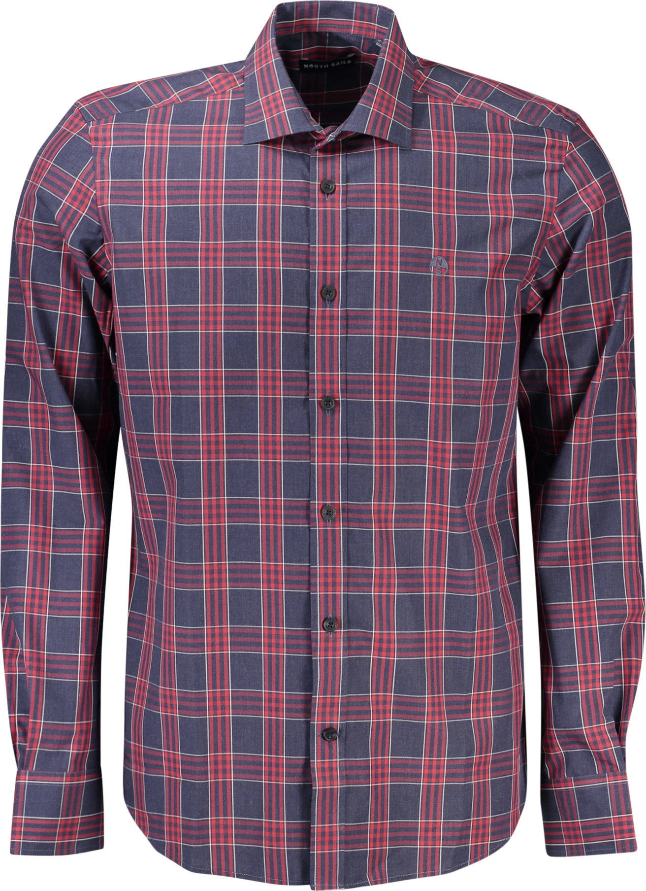 Këmishë për meshkuj NORTH SAILS me mëngë të gjata, blu