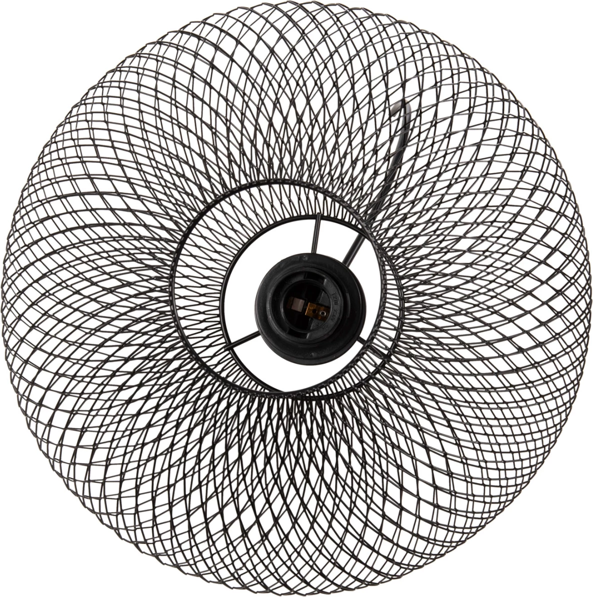 Llambë varëse tavani, rrjetë metali e zezë, FH4094, Φ30x125H cm