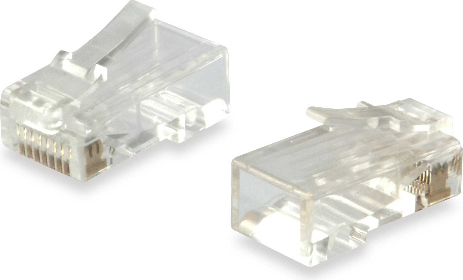 Plug rrjeti EQUIP Cat6 RJ45, plastikë, transparent, 100 copë