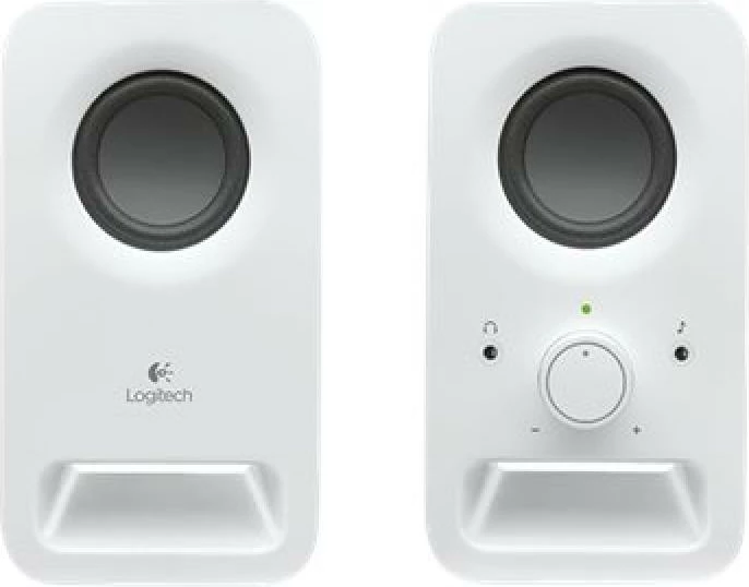 Altoparlantë Logitech Z150 980-000815, 200 x 165 x 90 mm, të bardha, set 2 copë