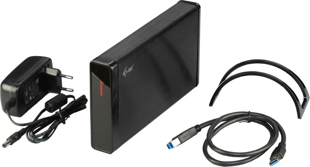 Kasë e jashtme i-tec MYSAFE35U401 për HDD/SSD 3.5", USB 3.0, Alumini, e zezë