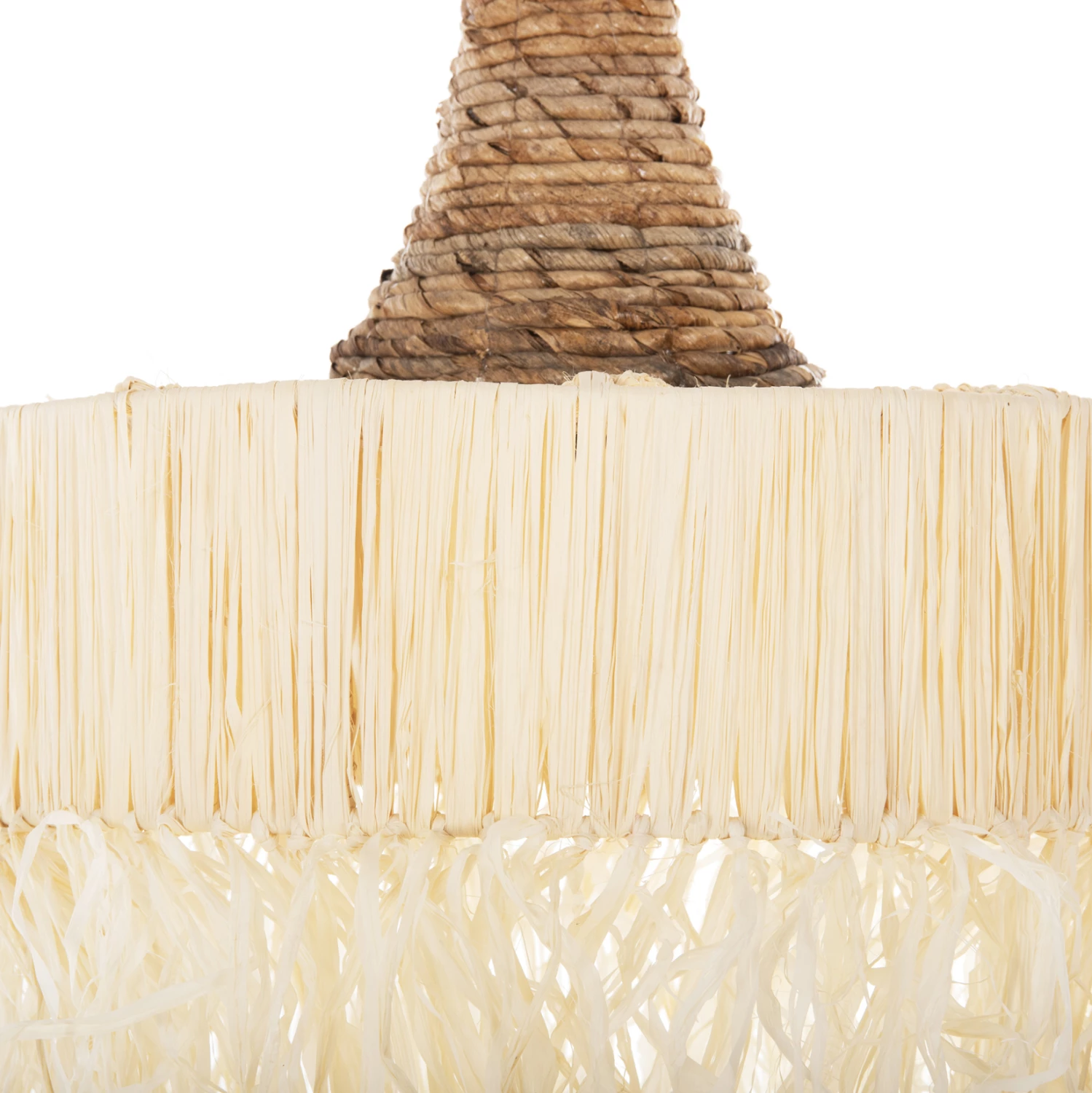 Set llambadar tavani, litar dhe fije palme të tharë, FH11921, Φ41Χ155H cm