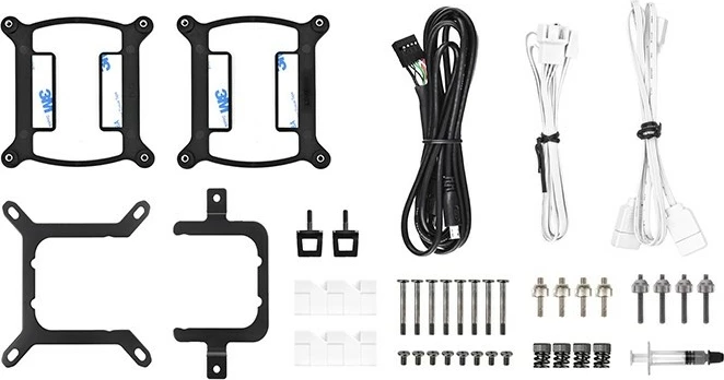 Kiti i ftohjes me lëng Thermaltake TH240 V2 Ultra ARGB, 24 cm, 57.05 cfm, Bardhë