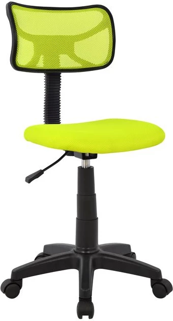 Karrige për zyre për fëmijë, ngjyrë jeshile e lehtë dhe rrjetë, FH1026.03, 40.5x50.5x91.5 cm