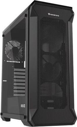 Kasë Genesis Irid 505 V2, Midi Tower, ATX/Micro ATX/Mini ITX, e zezë