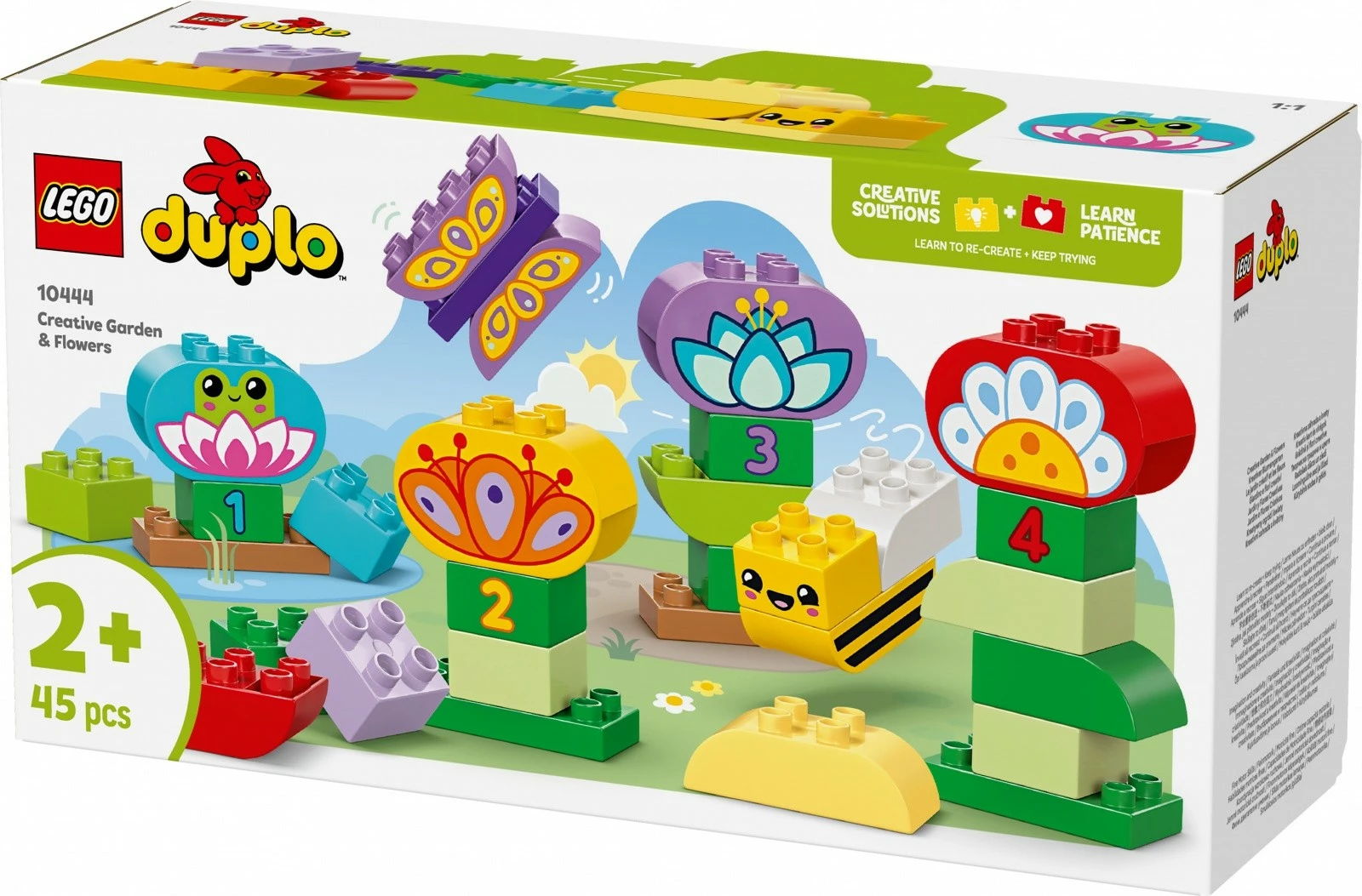 Set ndërtimi LEGO DUPLO 10444 Creative Garden and Flowers, 45 pjesë, shumëngjyrëshe