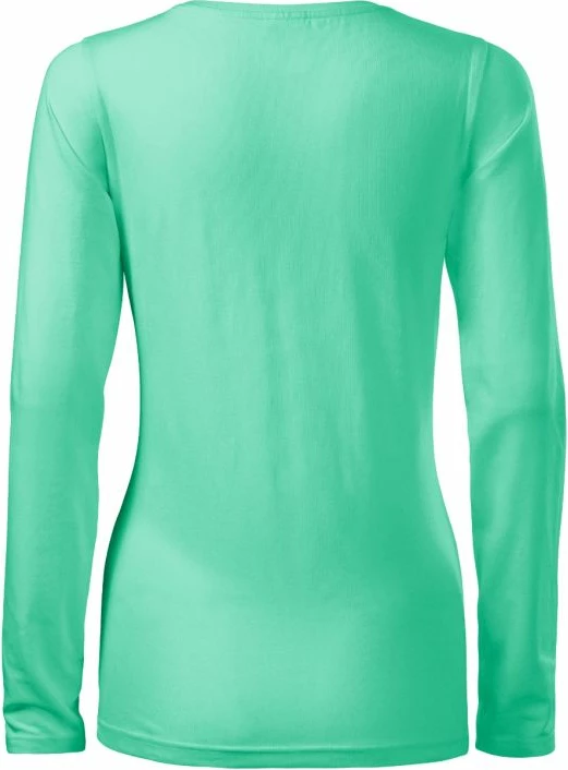 Maicë e gjatë me mëngë Malfini për femra, ngjyrë e gjelbër