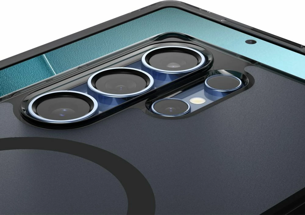 Mbështjellës Spigen Ultra Hybrid Mag për Samsung Galaxy S25 Ultra, Zi