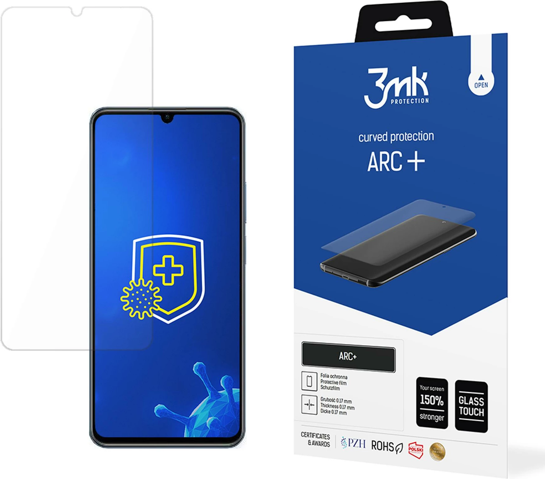 Mbështjellës ekran 3mk ARC+ për Realme C63