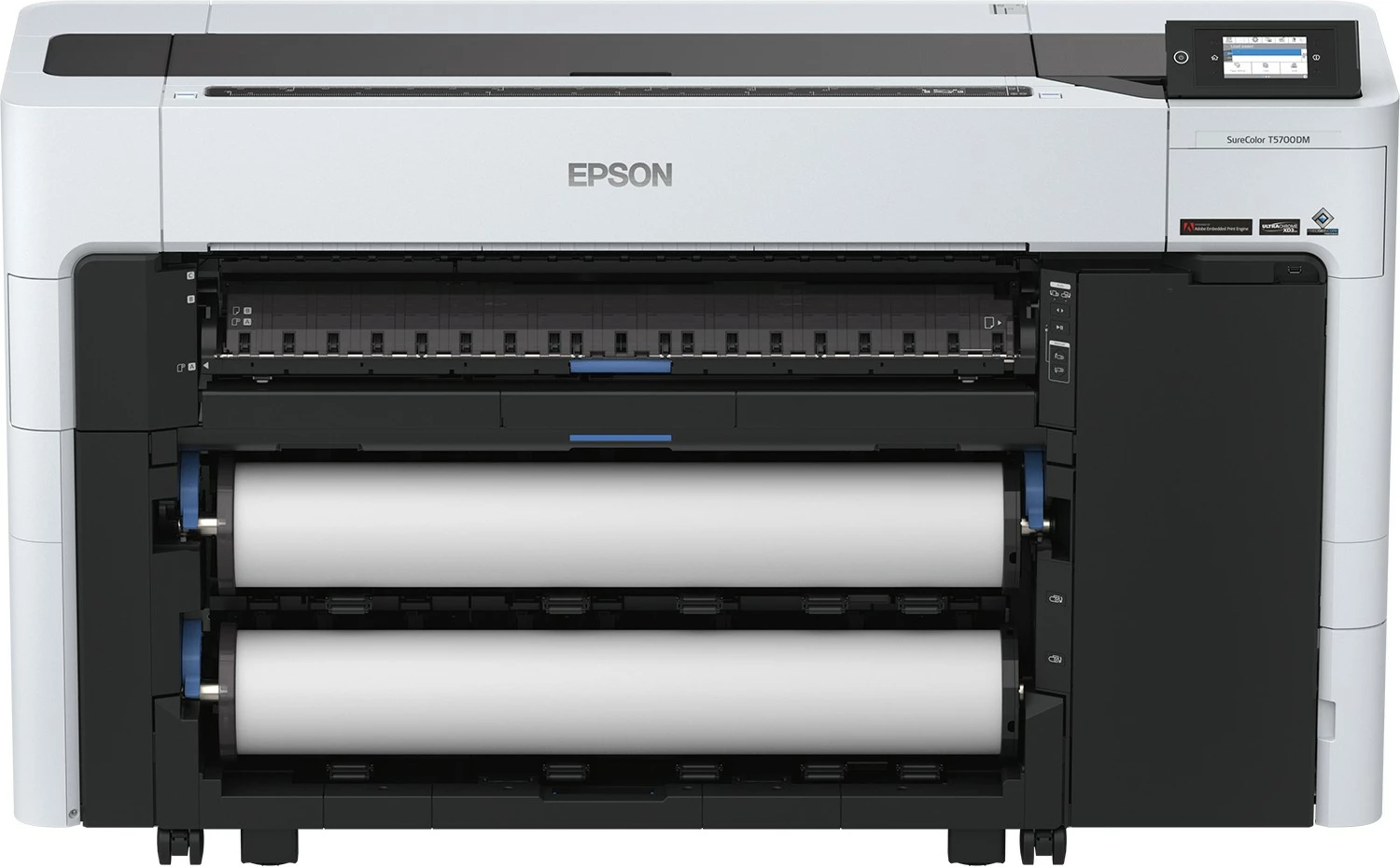 Printer Epson SureColor SC-T5700D, 36 inch, Dual Roll, Adobe Postscript, bardhë/zezë