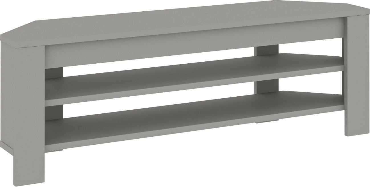 Komodë për TV Hanah Home, qoshe, ngjyrë gri