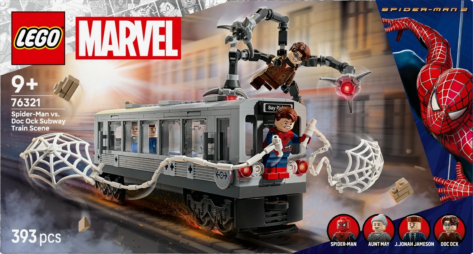 Set LEGO Marvel Spider-Man vs Doc Ock 76321, 393 pjesë