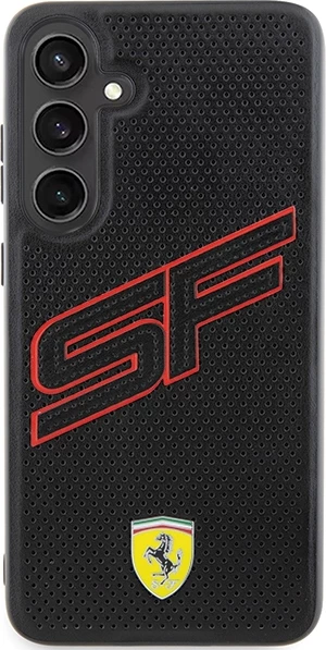Mbështjellës Ferrari Big SF Perforated për Samsung Galaxy S24+, i zi