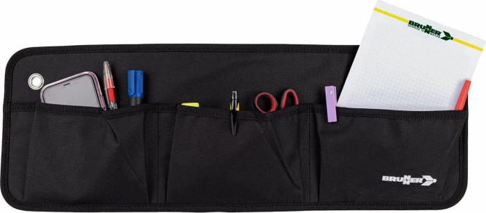 Organizer i varshëm BRUNNER Hangar 3 0420072N.C03, 60x21 cm, 3 xhepa, 100% poliestër, i zi