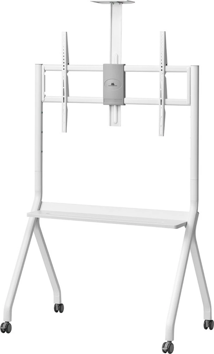 stendë TV me rrota, Maclean MC-114 W, 55–100", 120 kg, VESA deri 900×600, e bardhë