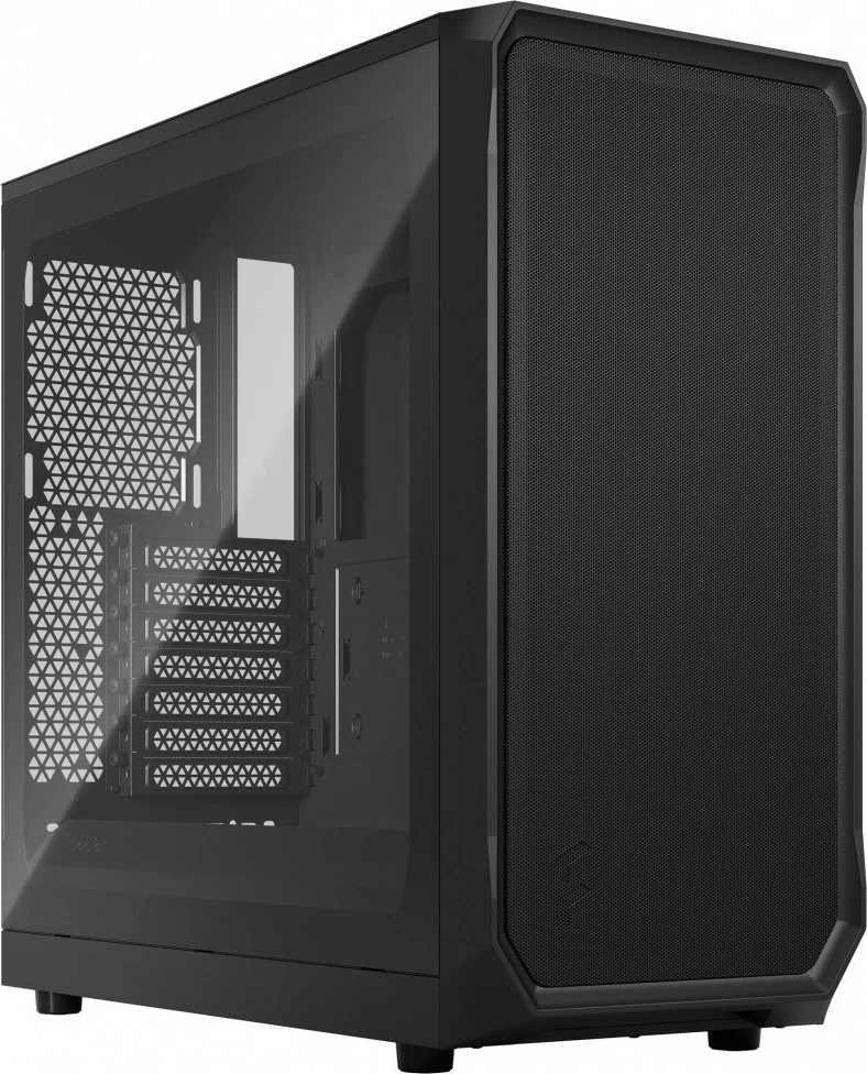 Kasë Fractal Design Focus 2, Midi Tower, ATX/Micro ATX/Mini ITX, Tempered Glass, e zezë