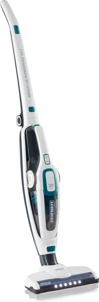 Fshesë elektrike pa kabllo Leifheit PowerVac 2in1, 20V, pa qese, bardhë/kaltër