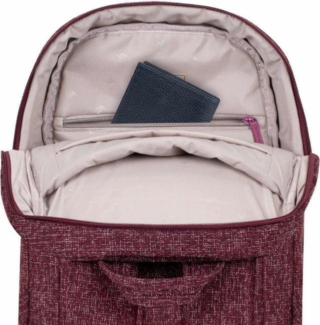 çantë shpine për laptop RIVACASE 7923, 13.3\", waterproof tweed, e kuqe