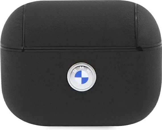 Mbështjellës BMW për AirPods Pro 2, Signature, lëkurë, i zi