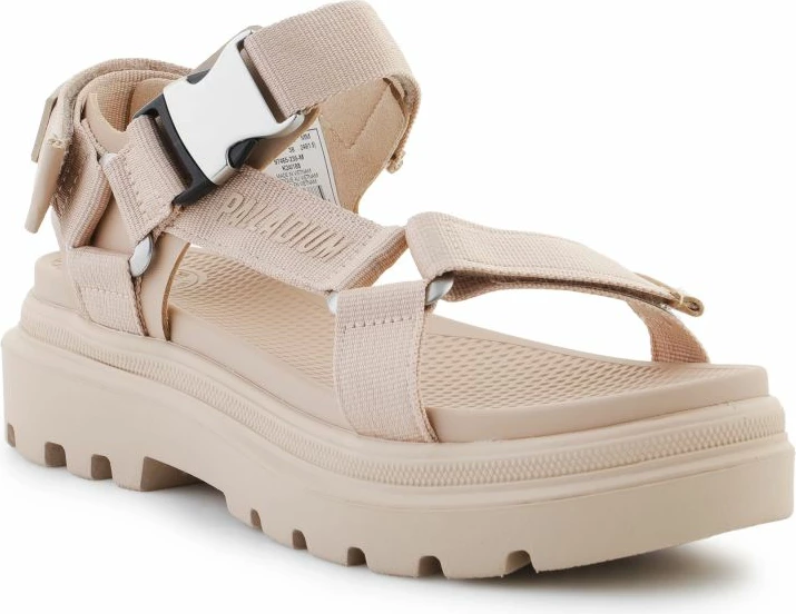 Sandale për femra Palladium, bezhë