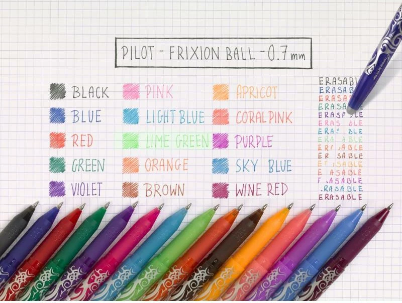 Stilolaps gel i fshirshëm, Pilot Frixion Ball BL-FR7-G, vijë 0.4mm, jeshile
