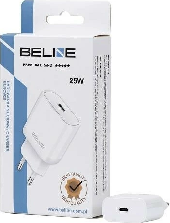 Karikues muri Beline BLNCB25, 25W, USB-C PD 3.0, i bardhë