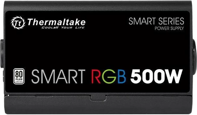 Kasë Thermaltake Smart RGB 500W, jo-modular, me ndriçim RGB