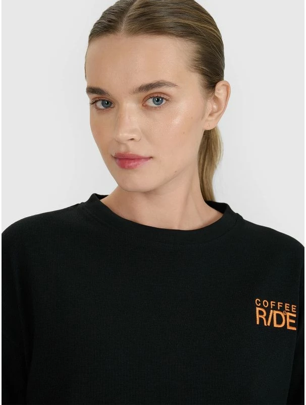 Maicë me mëngë të gjata oversize për femra 4f