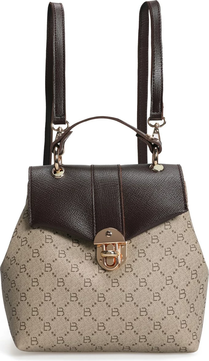 Çantë shpine Lucky Bees, krem dhe kafe, 1214 v2