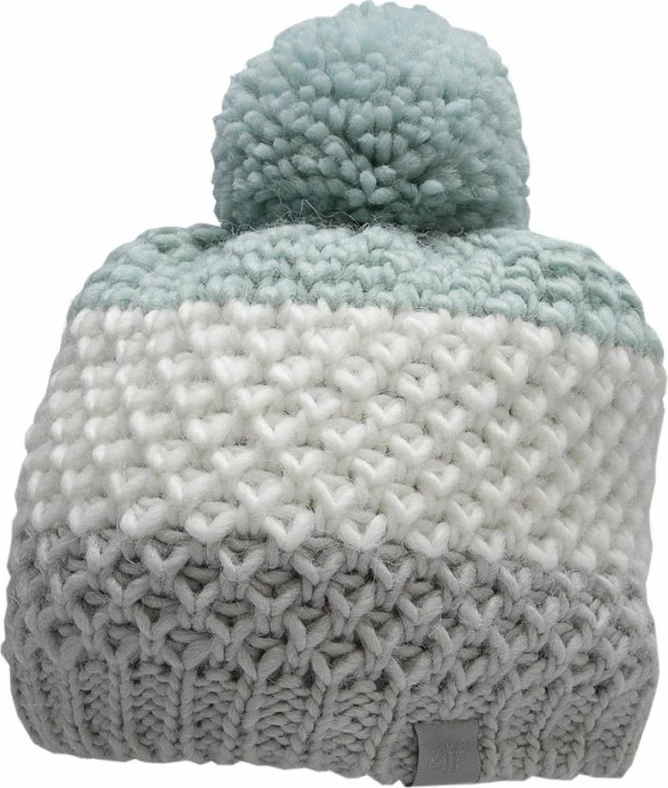 Kapelë për vajza 4F, ngjyrë jeshile