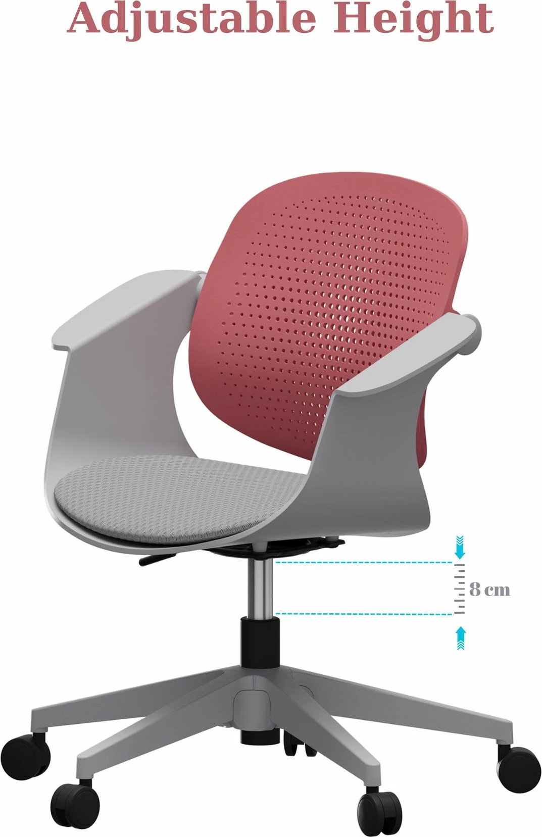 Karrige zyre Skye Decor, ngjyrë salmon