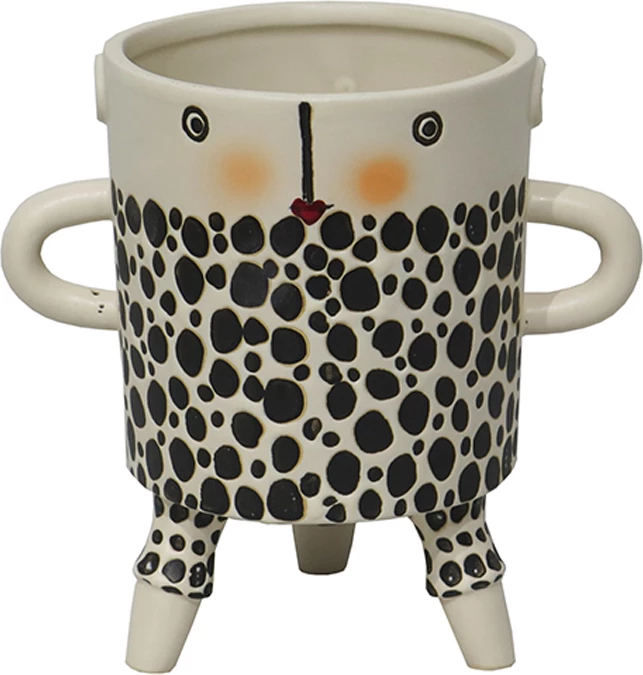 Vazo Person 2, qeramikë, e bardhë, 19x13x19cm