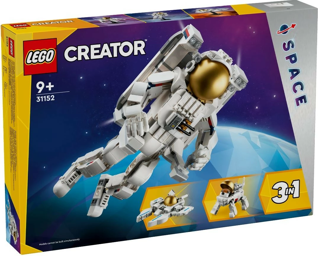 Set LEGO Creator 31152 Astronaut, 647 pjesë, plastikë, 3-në-1