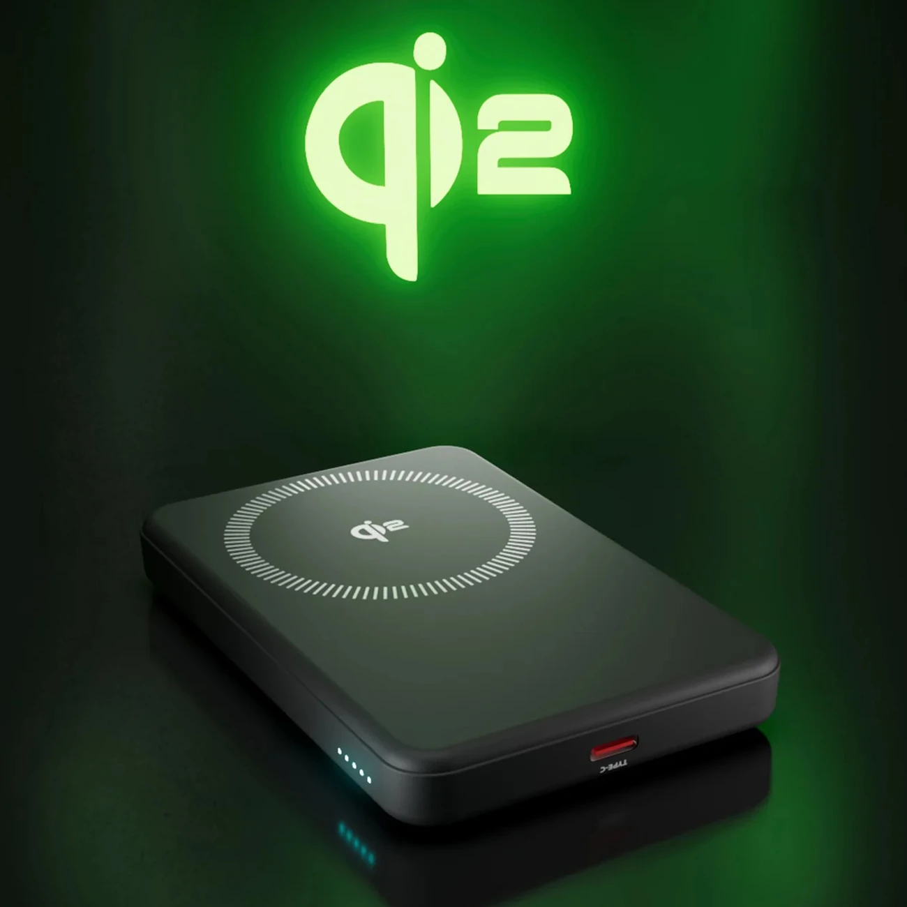 Powerbank SBS Mag Power Qi2 5000 mAh, MagSafe, USB-C, e zezë