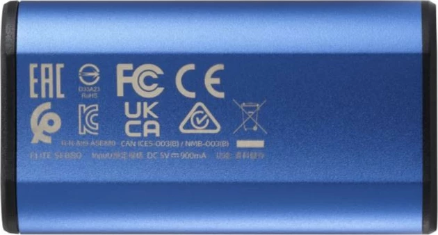 Disk i jashtëm SSD Adata SE880, 1TB, USB 3.2 Gen2x2, Blu