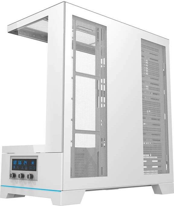 Kasë Darkflash DY451 PRO, midi tower, ARGB, 1 ventilator, e bardhë