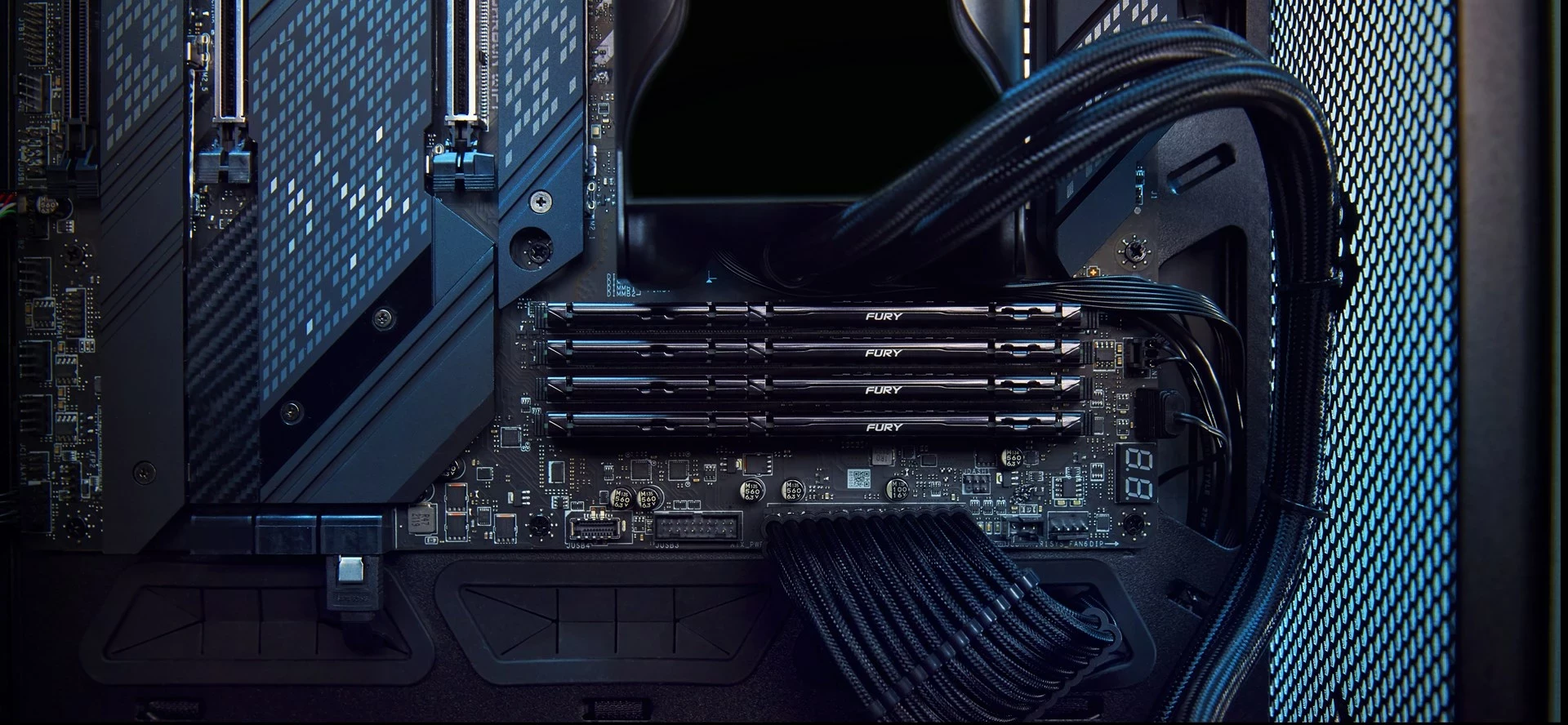 RAM Memorje Kingston FURY Beast 128GB 5600MT/s DDR5 CL40 DIMM (Kit prej 4) e zezë