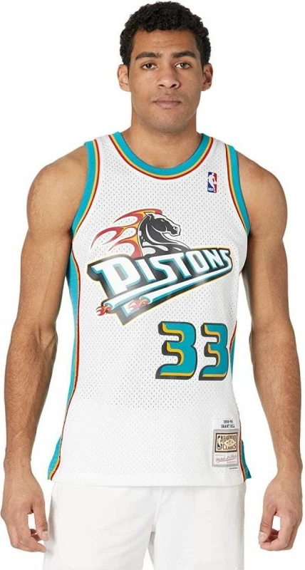 Fanellë basketbolli për meshkuj Mitchell & Ness Detroit Pistons Grant Hill