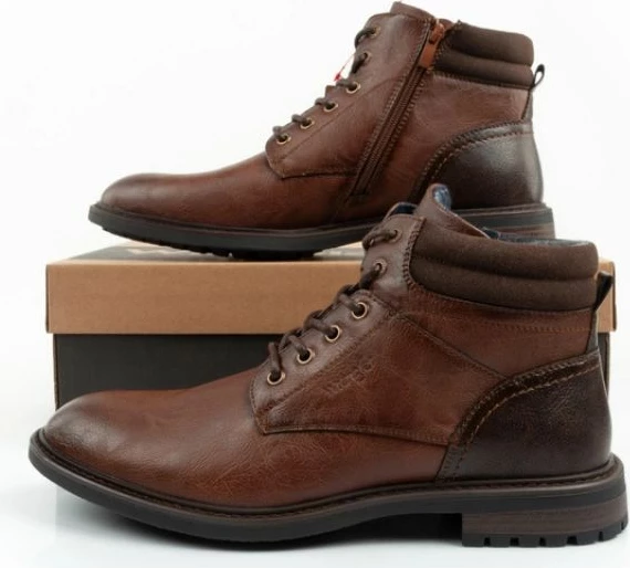 Çizme chelsea për meshkuj Wrangler, kafe