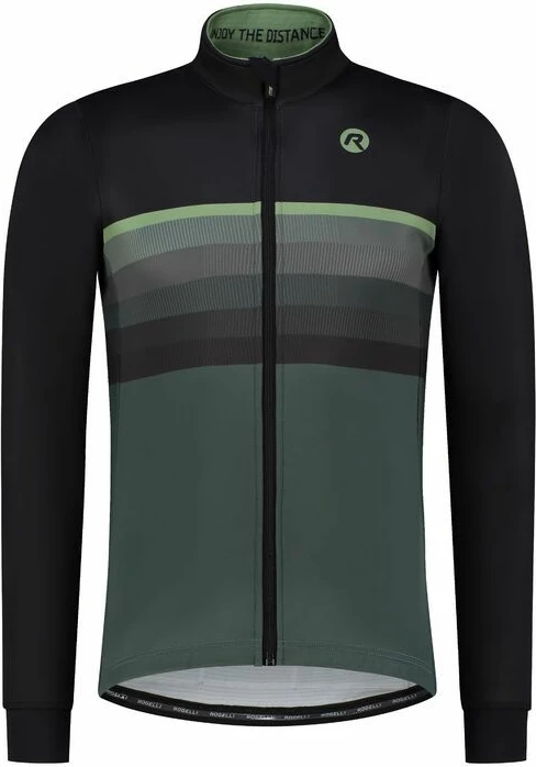 Jakne dimri për meshkuj Rogelli, e zezë dhe e gjelbër