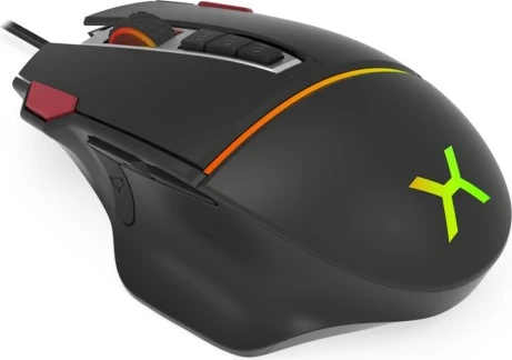 Maus Krux Fuze Pro, USB Lloji-A, 12000 DPI, i zi